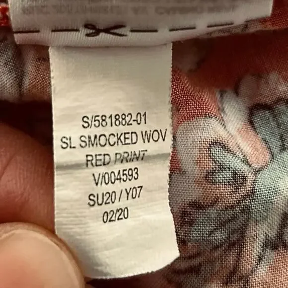 OldNavy Boho Hippie Maxi Dress Women Sleeveless Red Made in India Spring Size XS - Picture 8 of 8